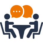 Rozmowa dwójki ludzi